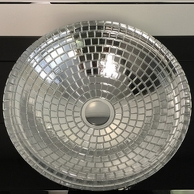 MOSAIC GLASS SILVER